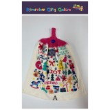Crochet Top Hand Towel / Tea Towel - Christmas Joy